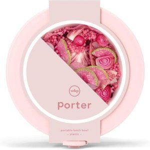 Modern Lunch Bowl Container in Blush | Plastic Bento Box, Meal Prep